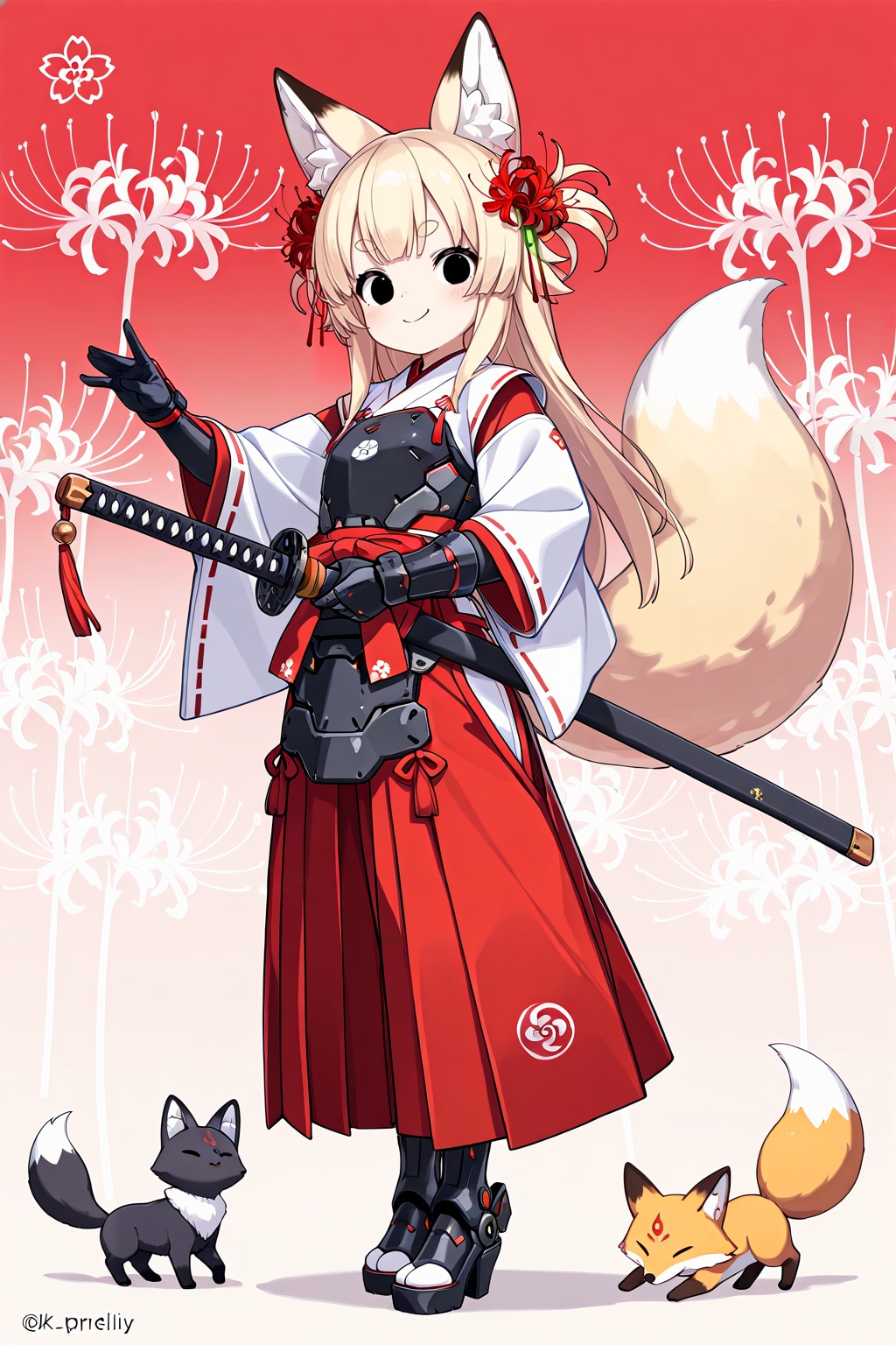 毎月１７日はいなりの日（２０２５／０９）・バトルフラワーガール・スパイダーリリー