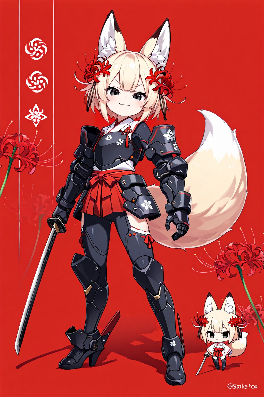 毎月１７日はいなりの日（２０２５／０９）・バトルフラワーガール・スパイダーリリー