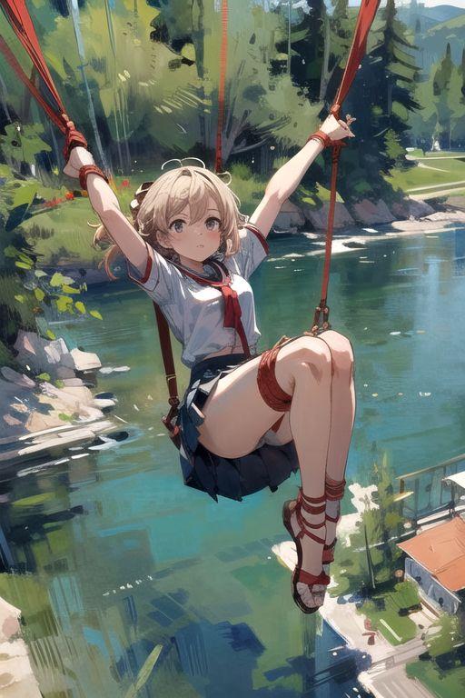 バンジージャンプの画像作りたかったんだが1