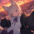 屋上の夕焼け -Sunset on a rooftop- 6枚目