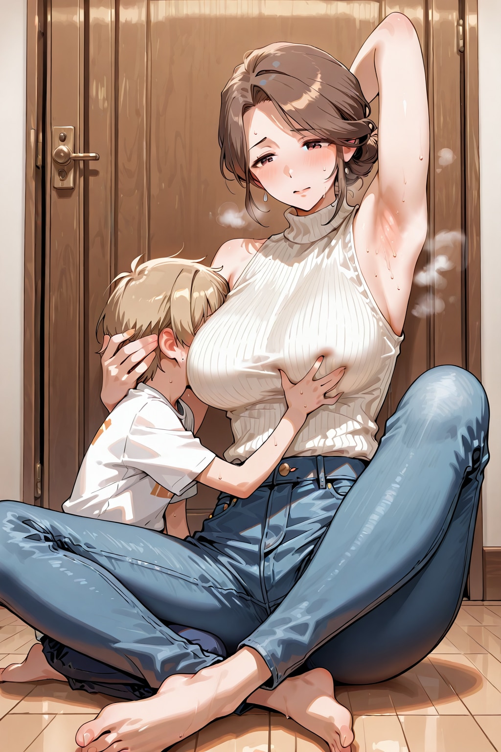人妻お姉さん　ジーンズ8