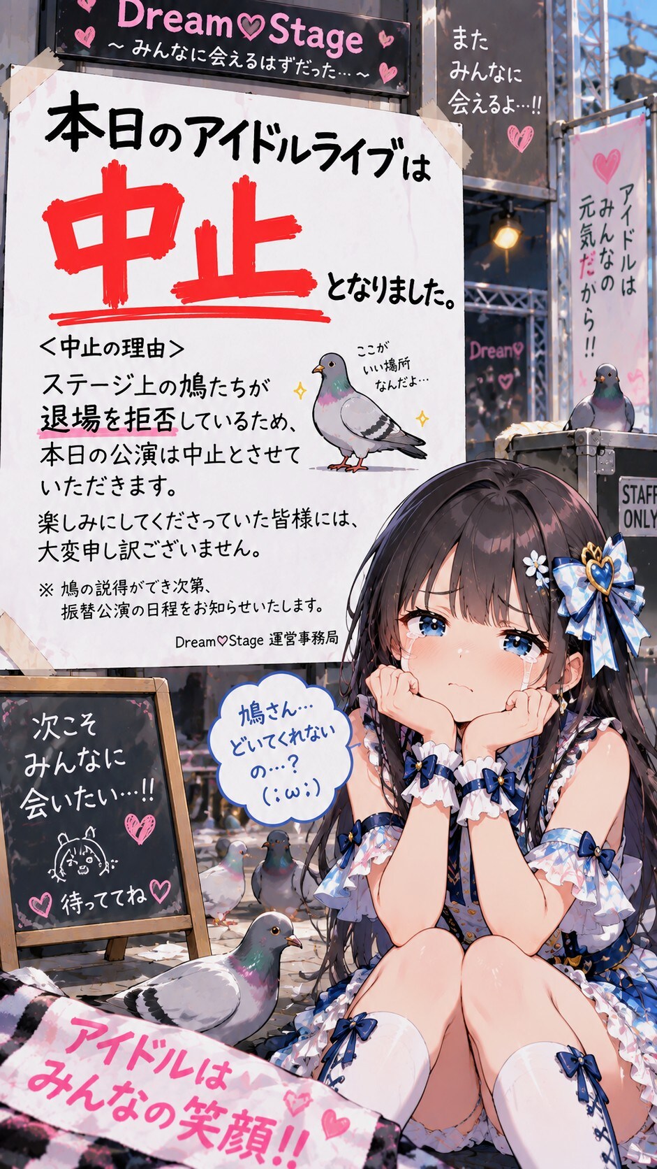 今日の貼り紙86 | の人気AIイラスト・グラビア