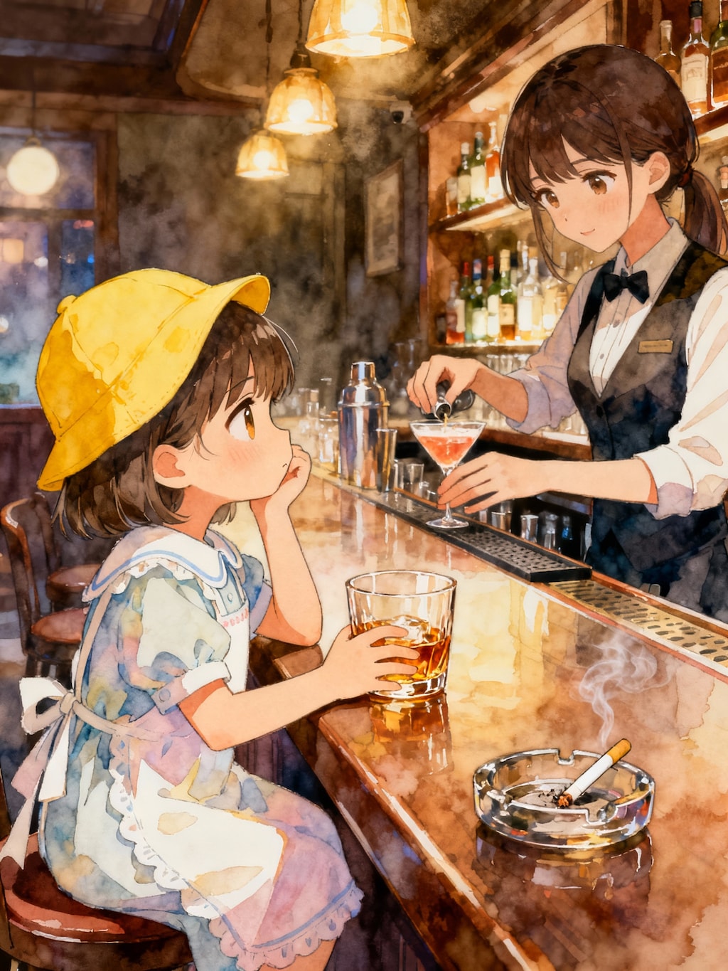 常連の園児少女