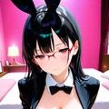 黒髪バニー　その5 2枚目