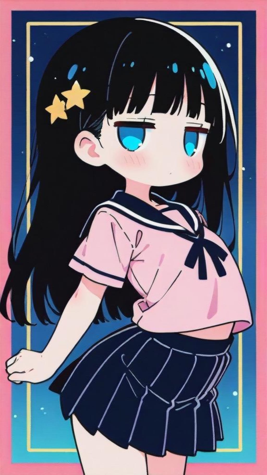 ジト目