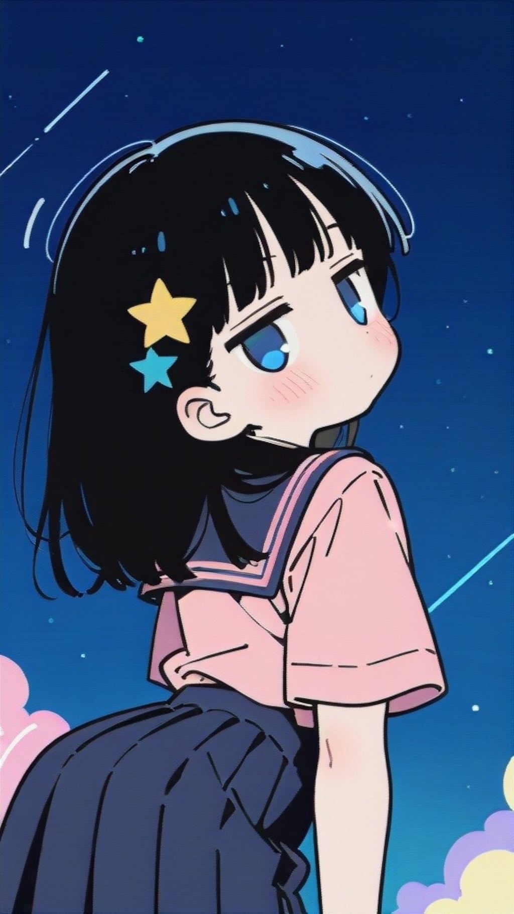 ジト目