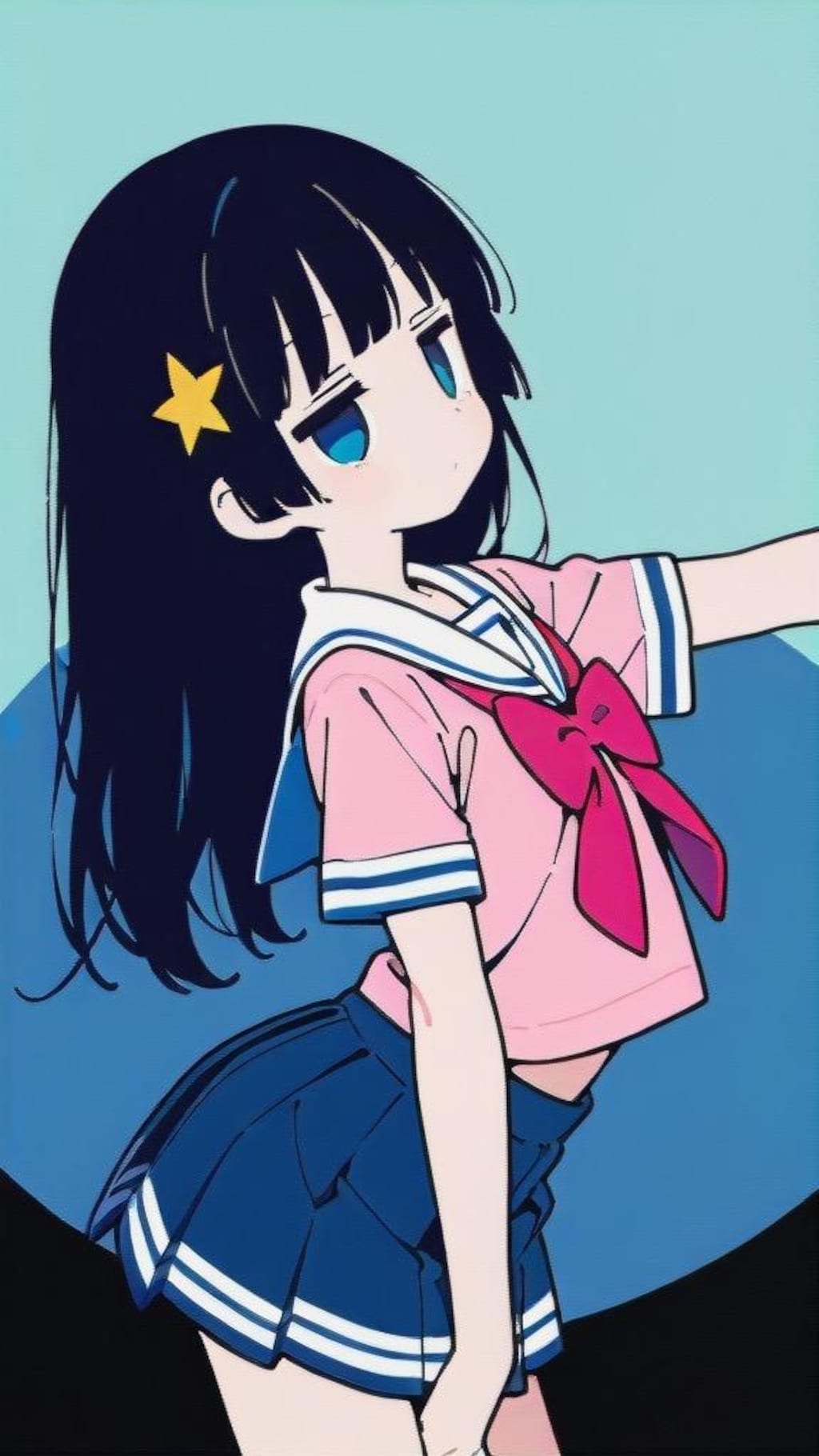 ジト目