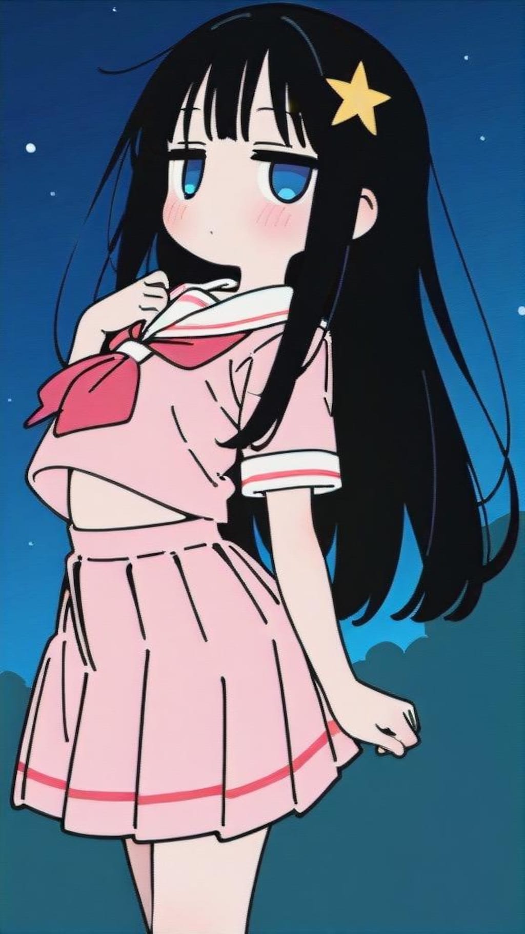 ジト目