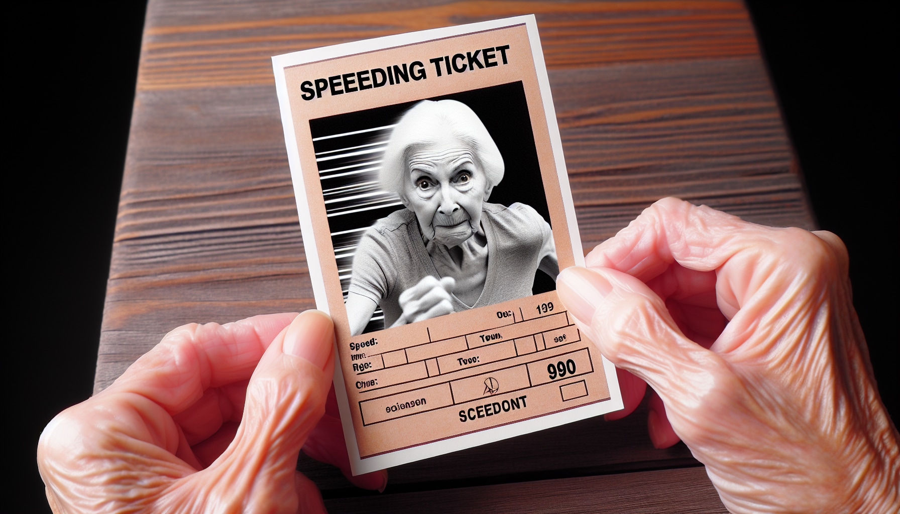 ターボばあさんのスピード違反切符 | の人気AIイラスト・グラビア
