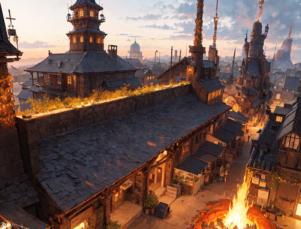 火と鉄の国 「グランゼン」の風景
