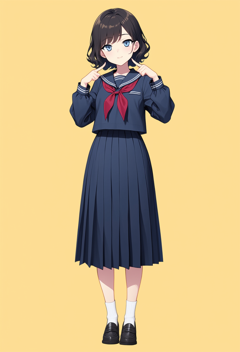 昭和の女子高生のイメージ