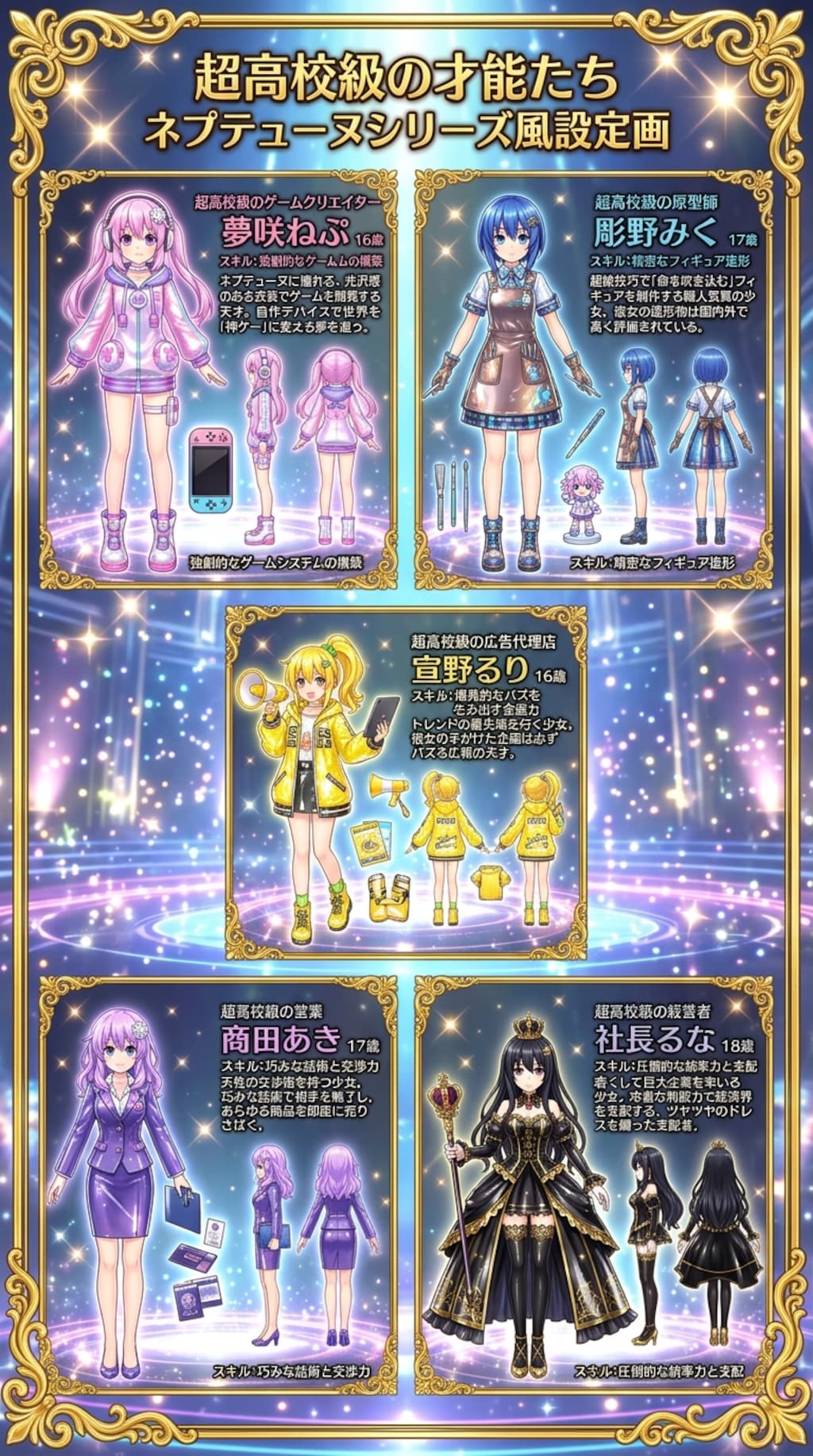超高校級の〇〇　ダンガンロンパ風