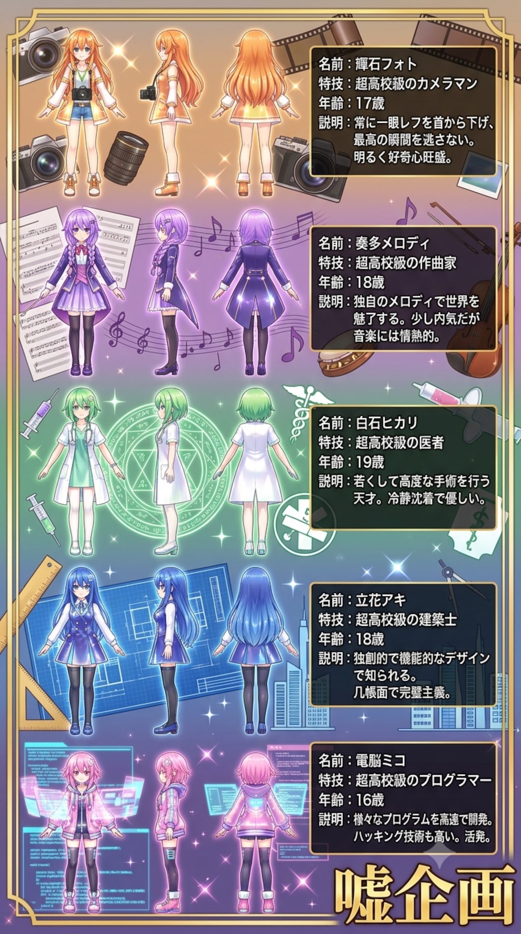超高校級の〇〇　ダンガンロンパ風