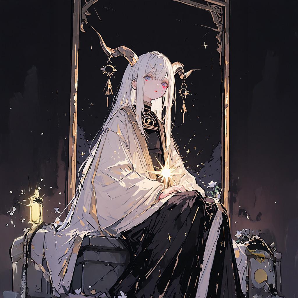 角持ちの魔女a | の人気AIイラスト・グラビア