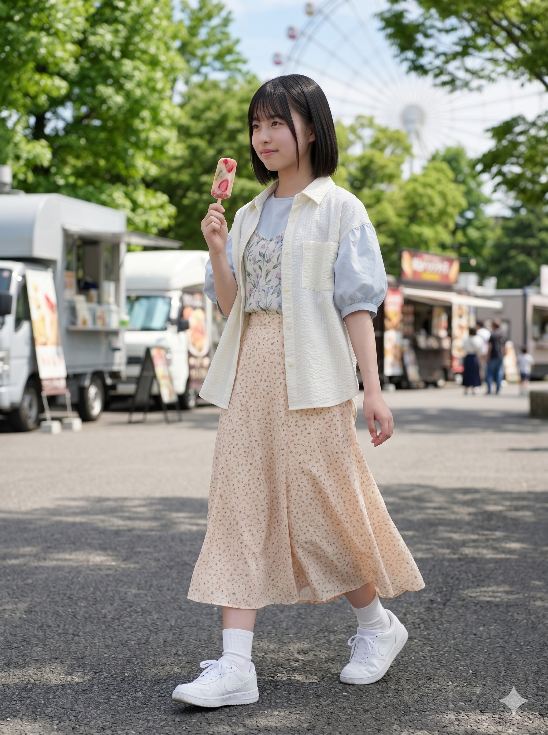 普通の美少女　イチゴ果実バー