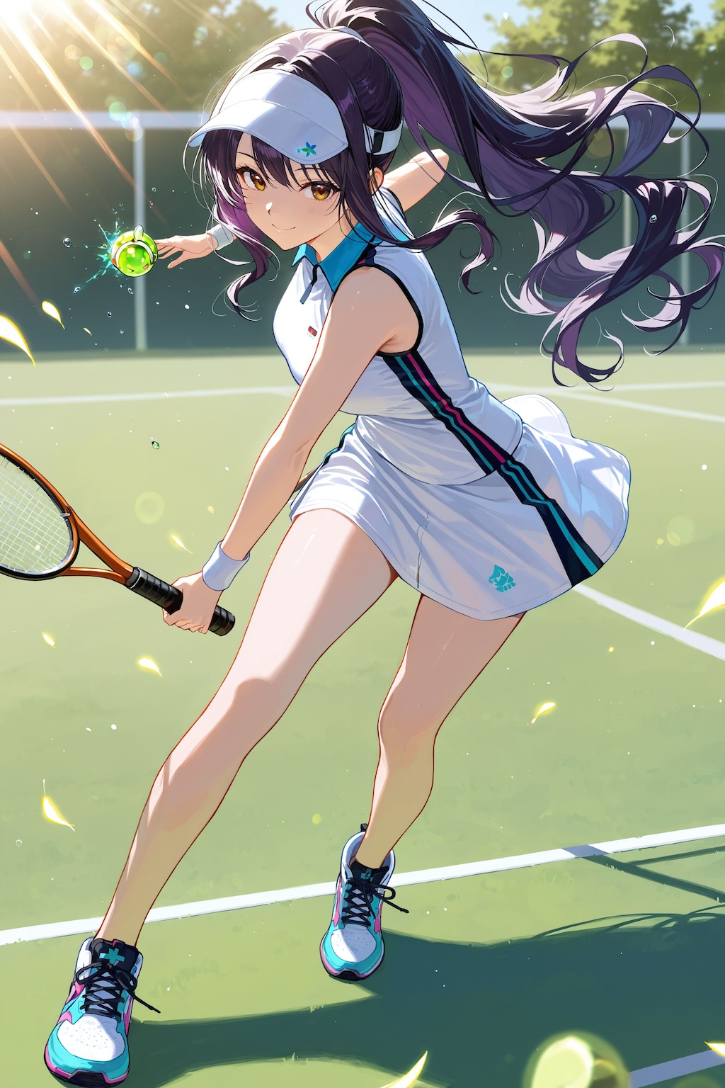 アマテラスさんのテニス（異世界の女神さま（アマテラスさん））