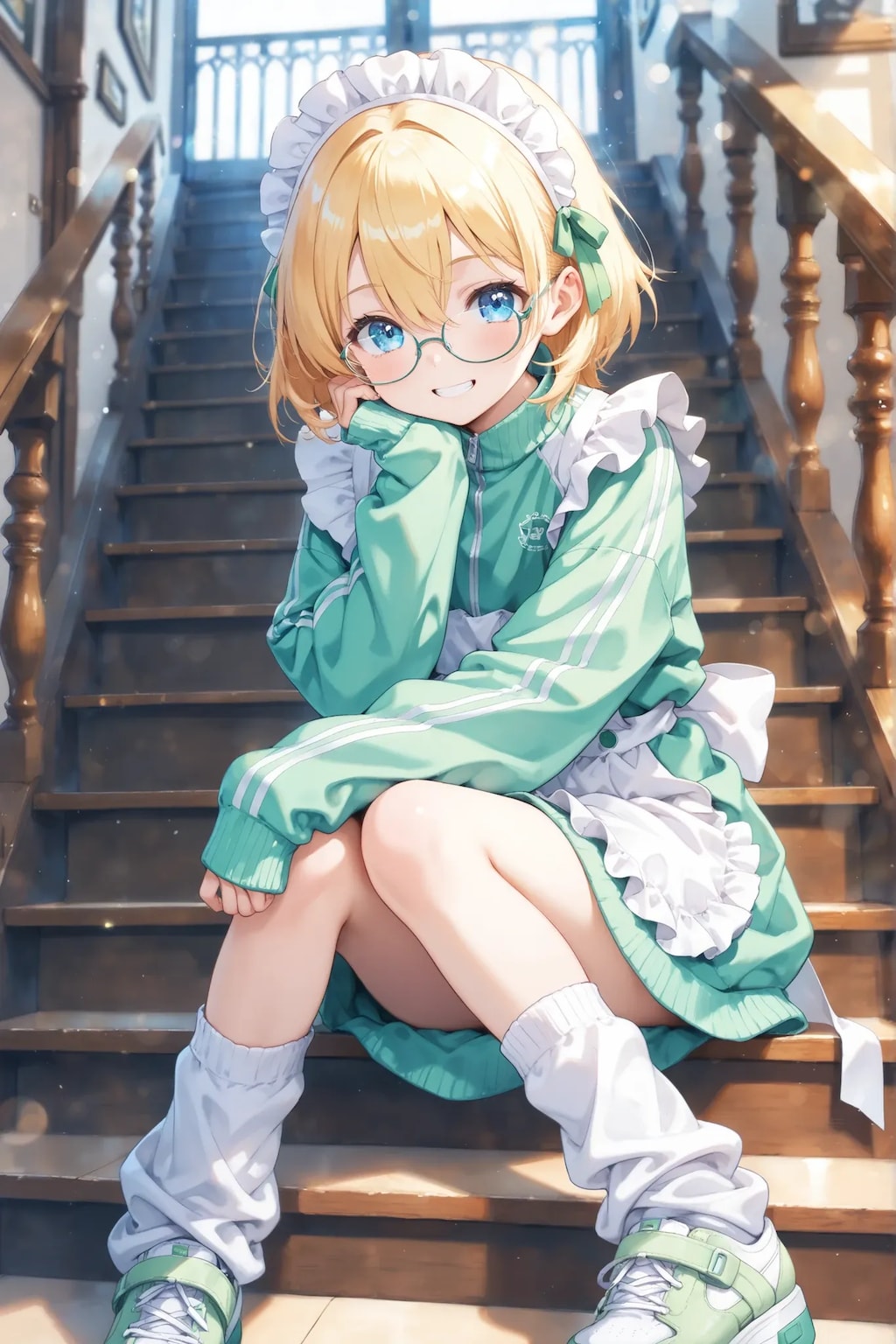ジャージメイド喫茶でプリン