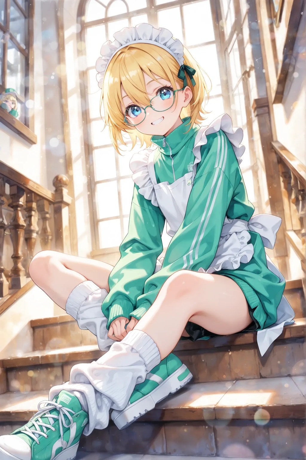 ジャージメイド喫茶でプリン