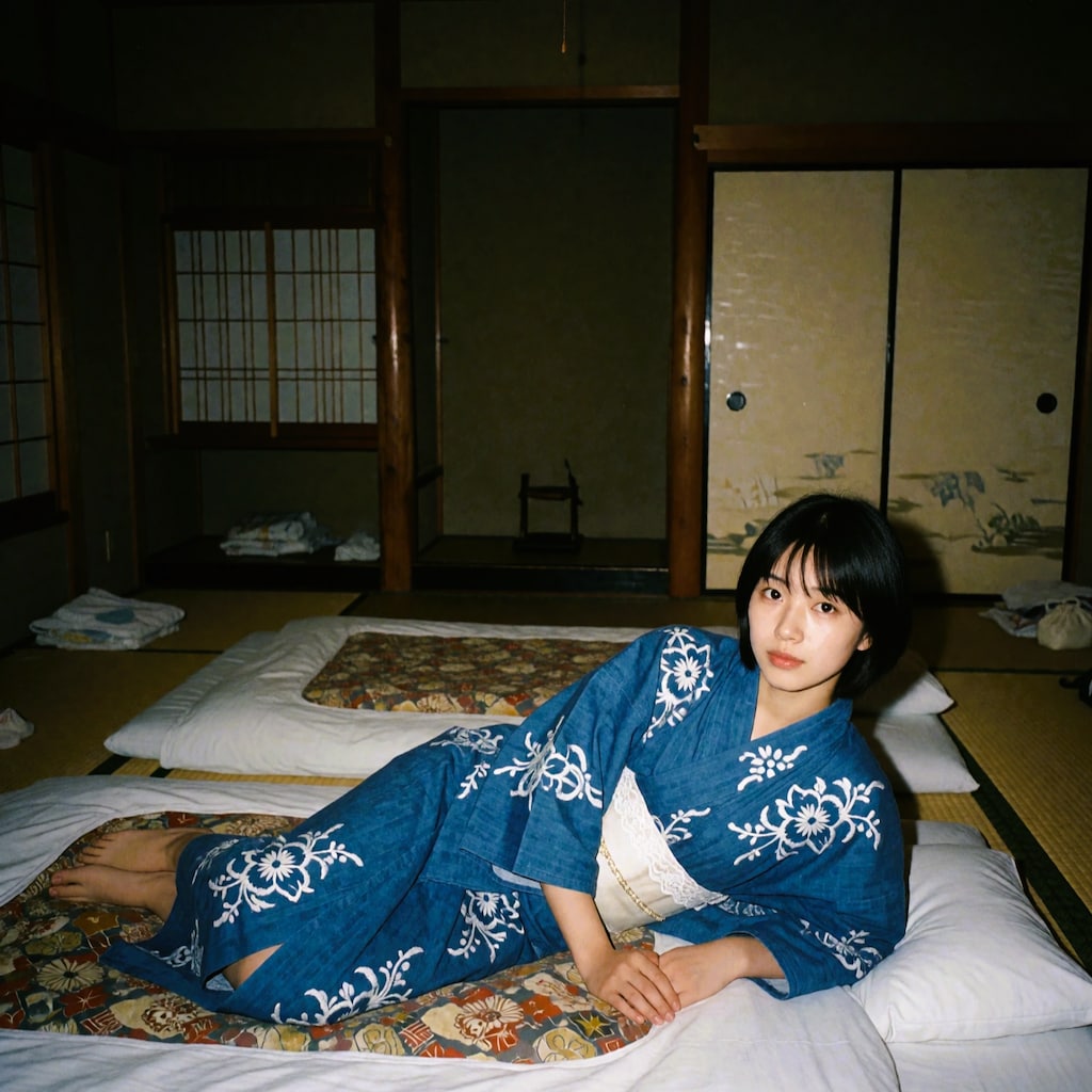 今夜はこの子と旅館に泊まります