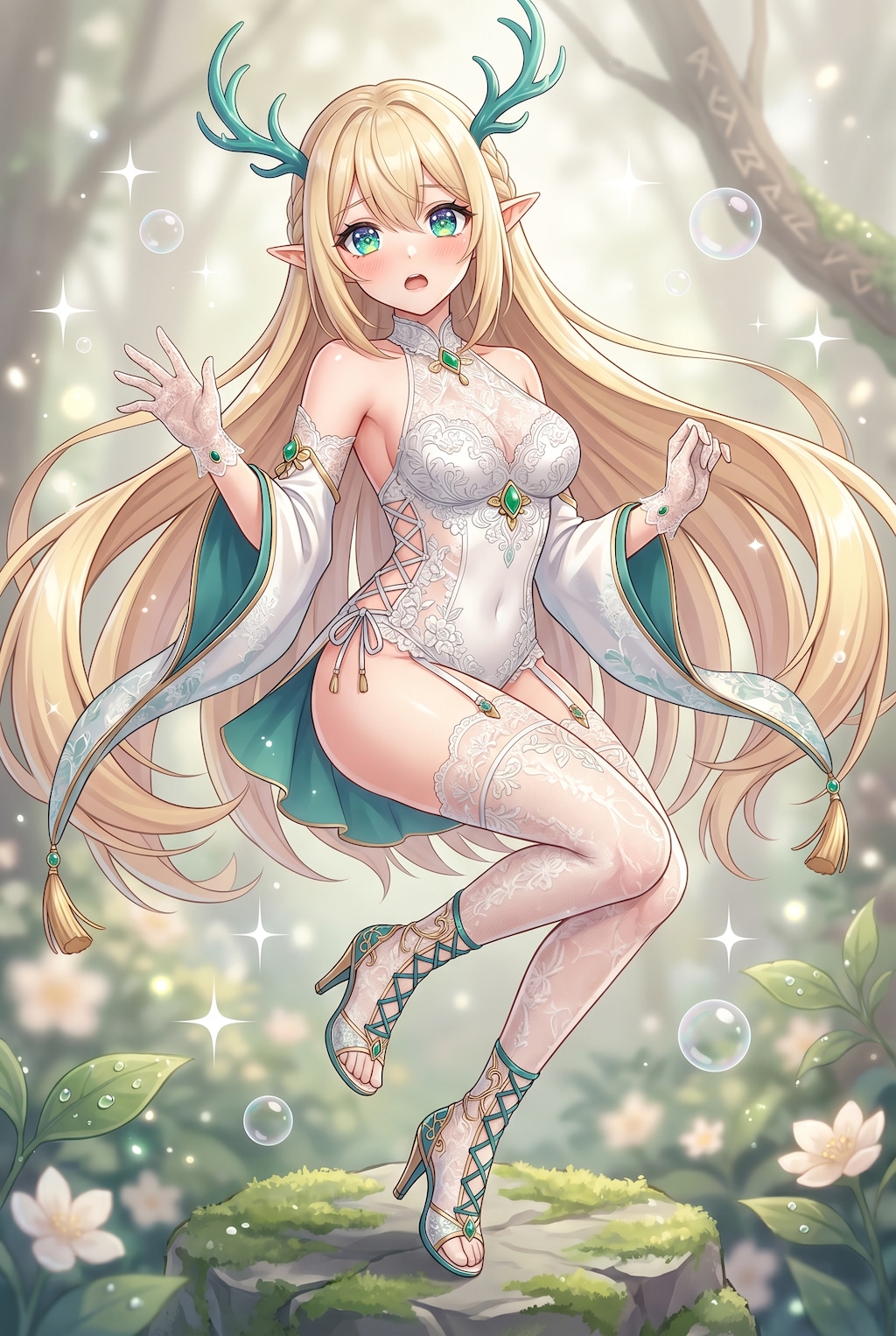 翠珠纏う森姫