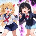 【対決】ちちぷいちゃんvs過去の人格に乗っ取られたししょちゃん！【パラレルGPU学園】 4枚目