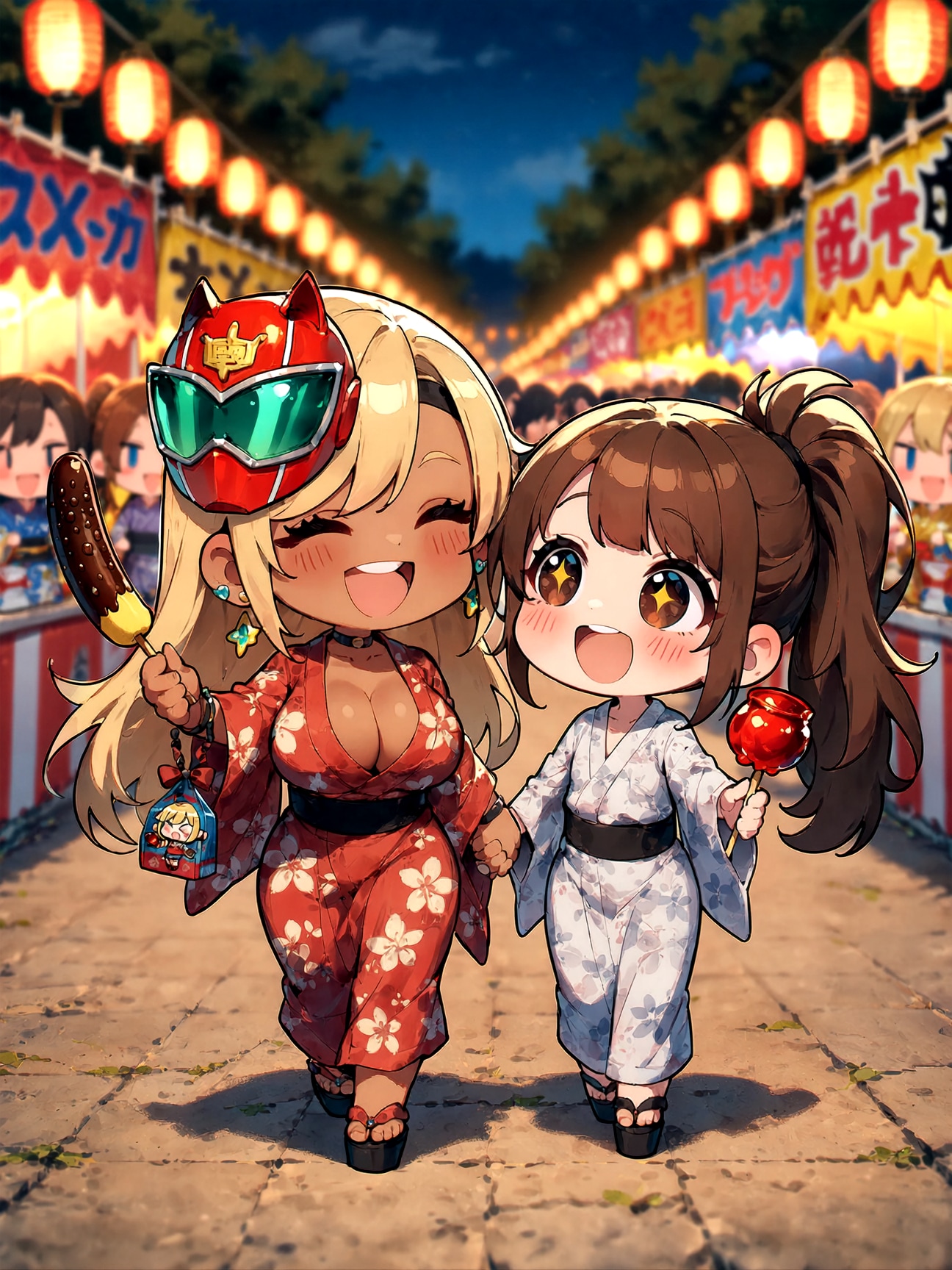 二人で夏祭り