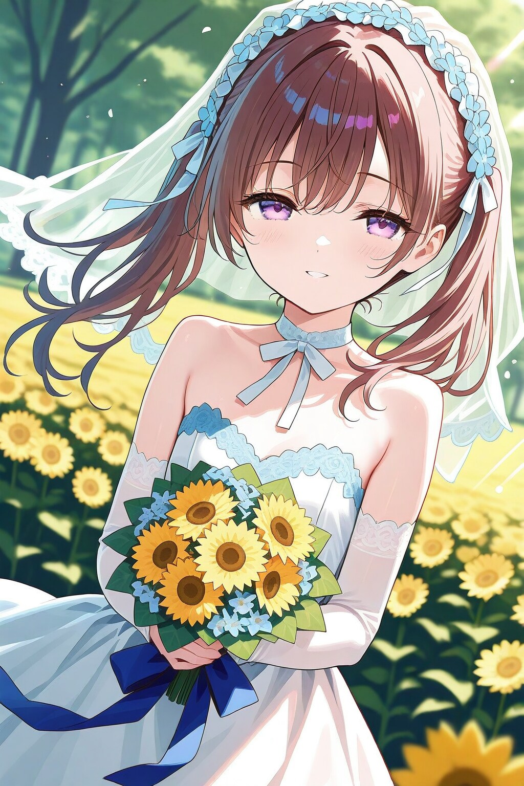 お花と少女