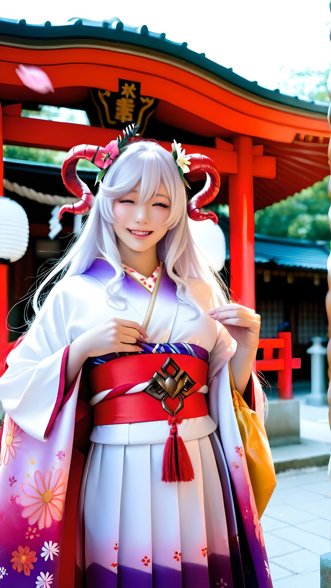 コスプレ初詣 2 | の人気AIイラスト・グラビア