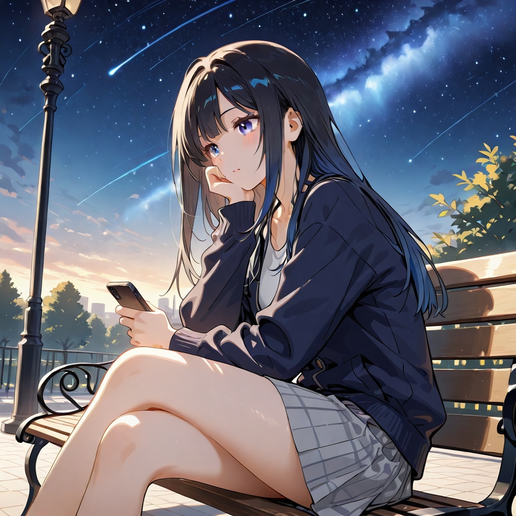 星空の中での待ち合わせ
