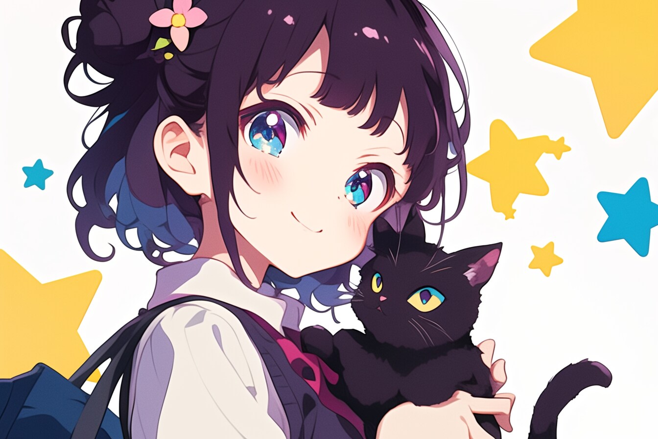 猫🐈とおだんごちゃん🍡✨17 | の人気AIイラスト・グラビア