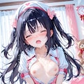 お腹苦しいけど・・気持ち良くなってきた・・♡ 2枚目