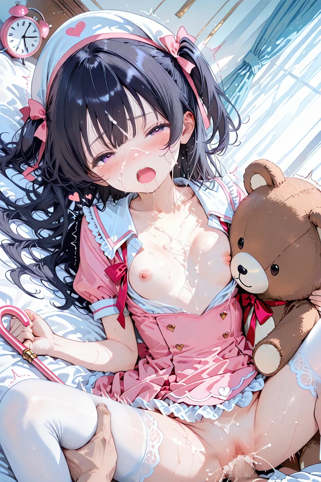 お腹苦しいけど・・気持ち良くなってきた・・♡