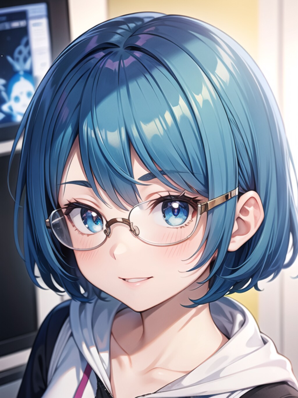 WAVEちゃんに眼鏡かけてってお願いしてみた