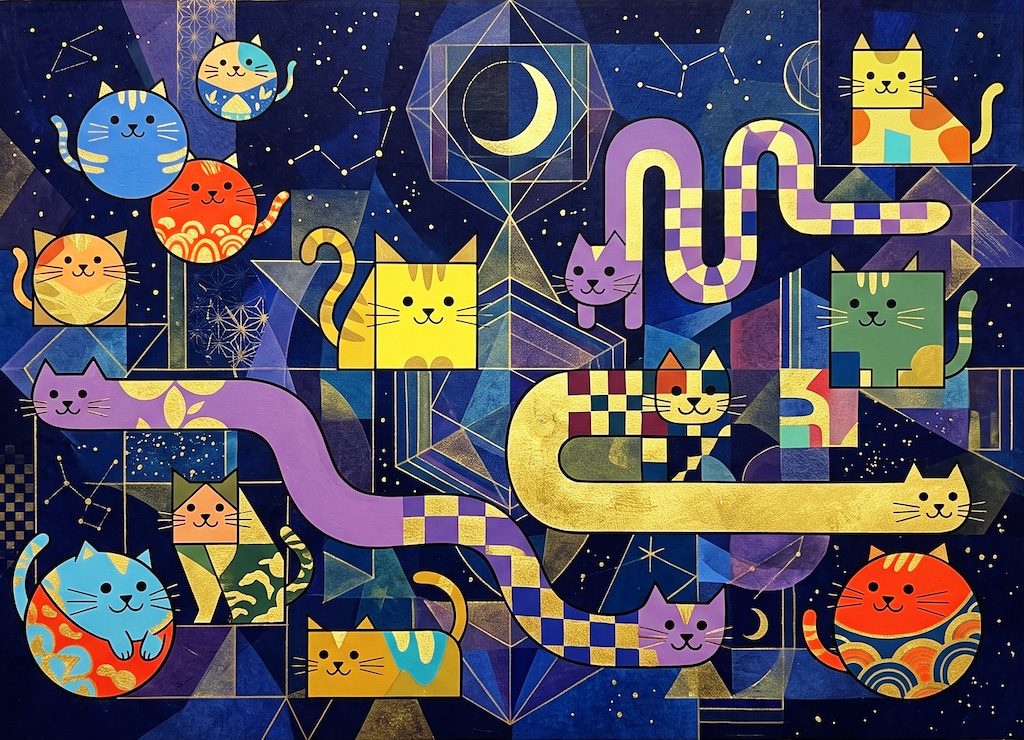幾何猫図