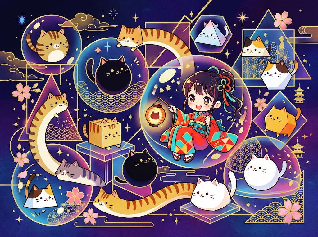 幾何猫図