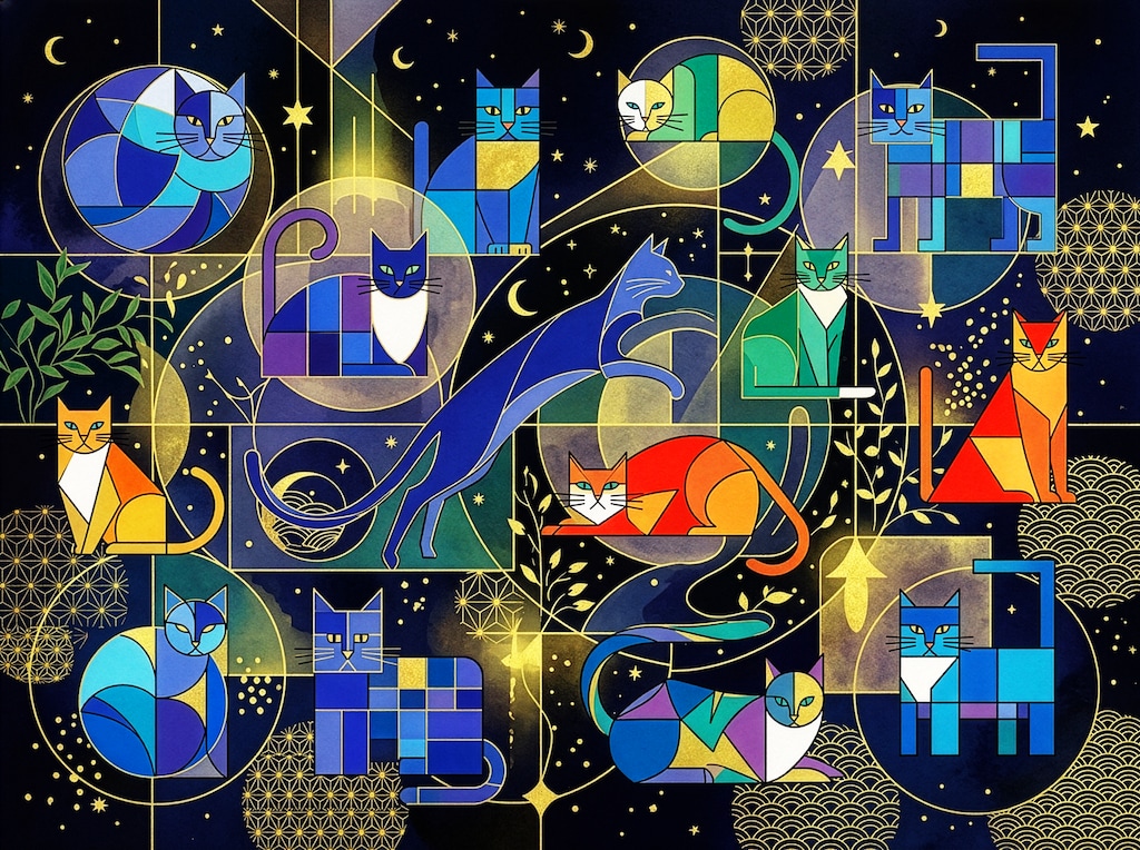 幾何猫図