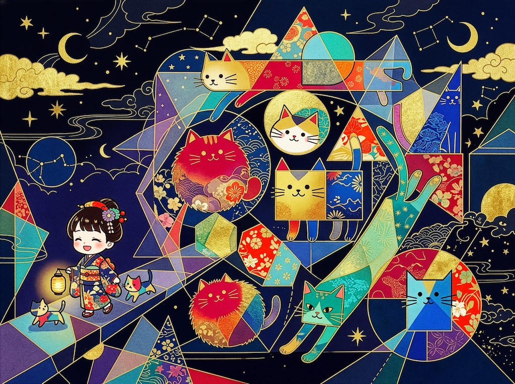 幾何猫図