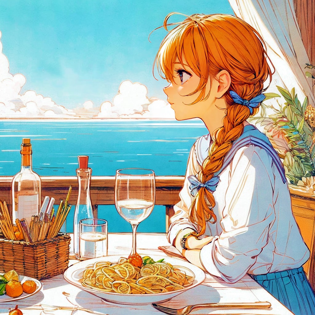 海の見えるレストラン (ハルちゃん13)