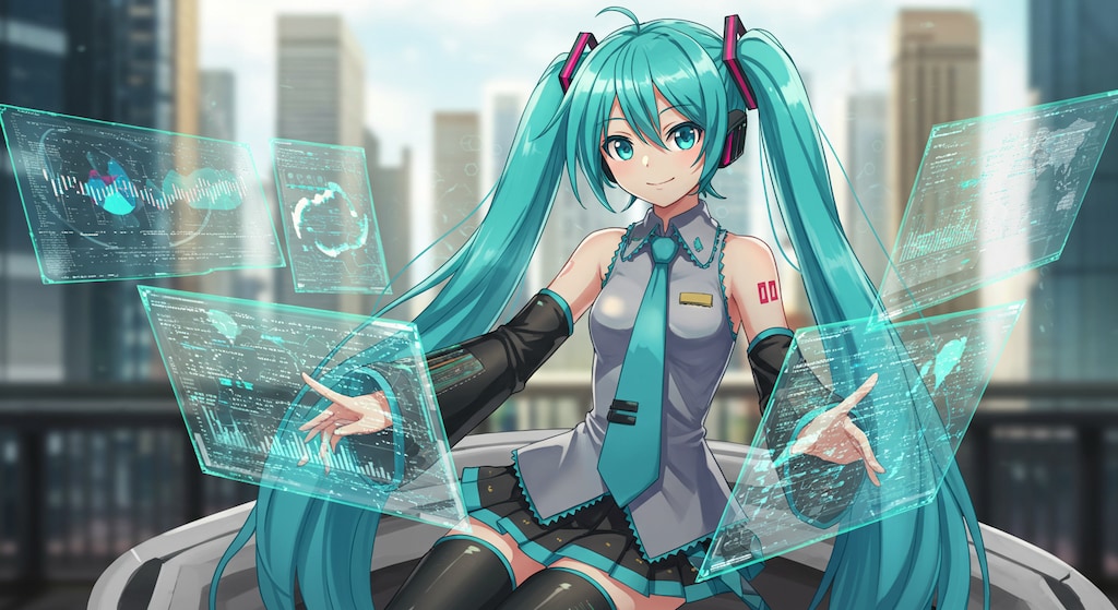 初音ミクパネル操作する