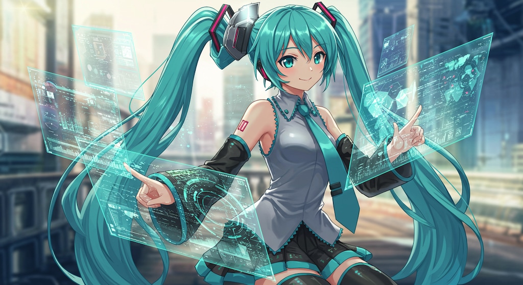 初音ミクパネル操作する