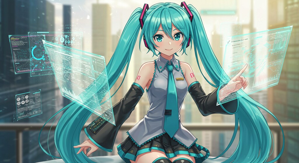 初音ミクパネル操作する