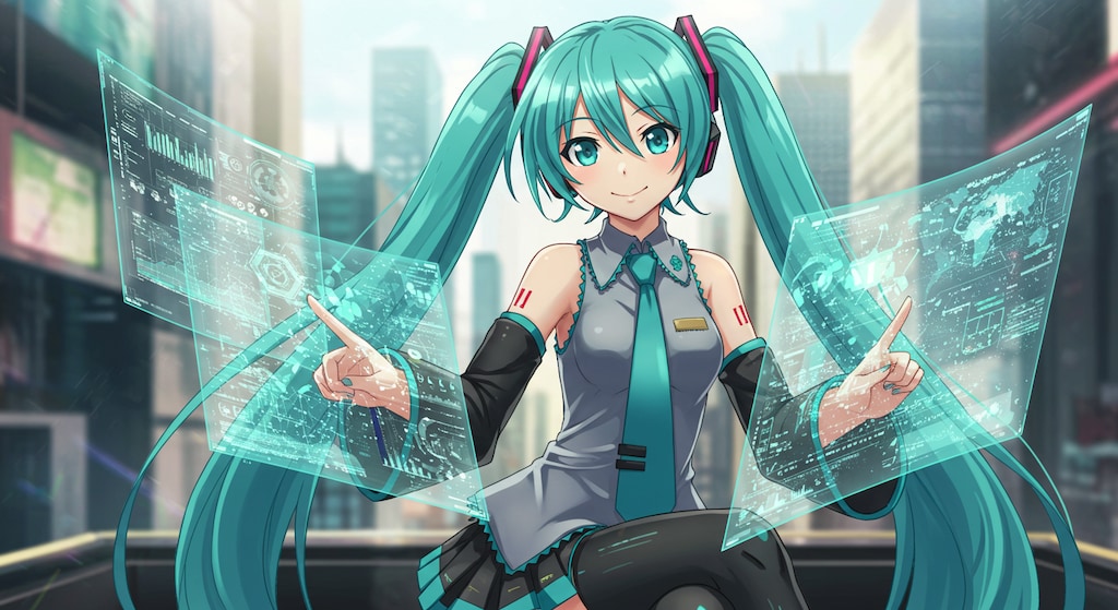 初音ミクパネル操作する