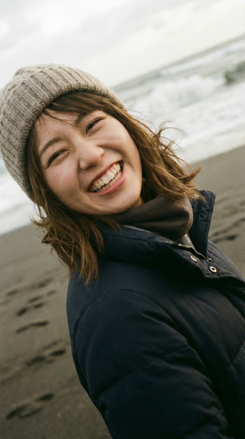 Laughter by the Winter Sea