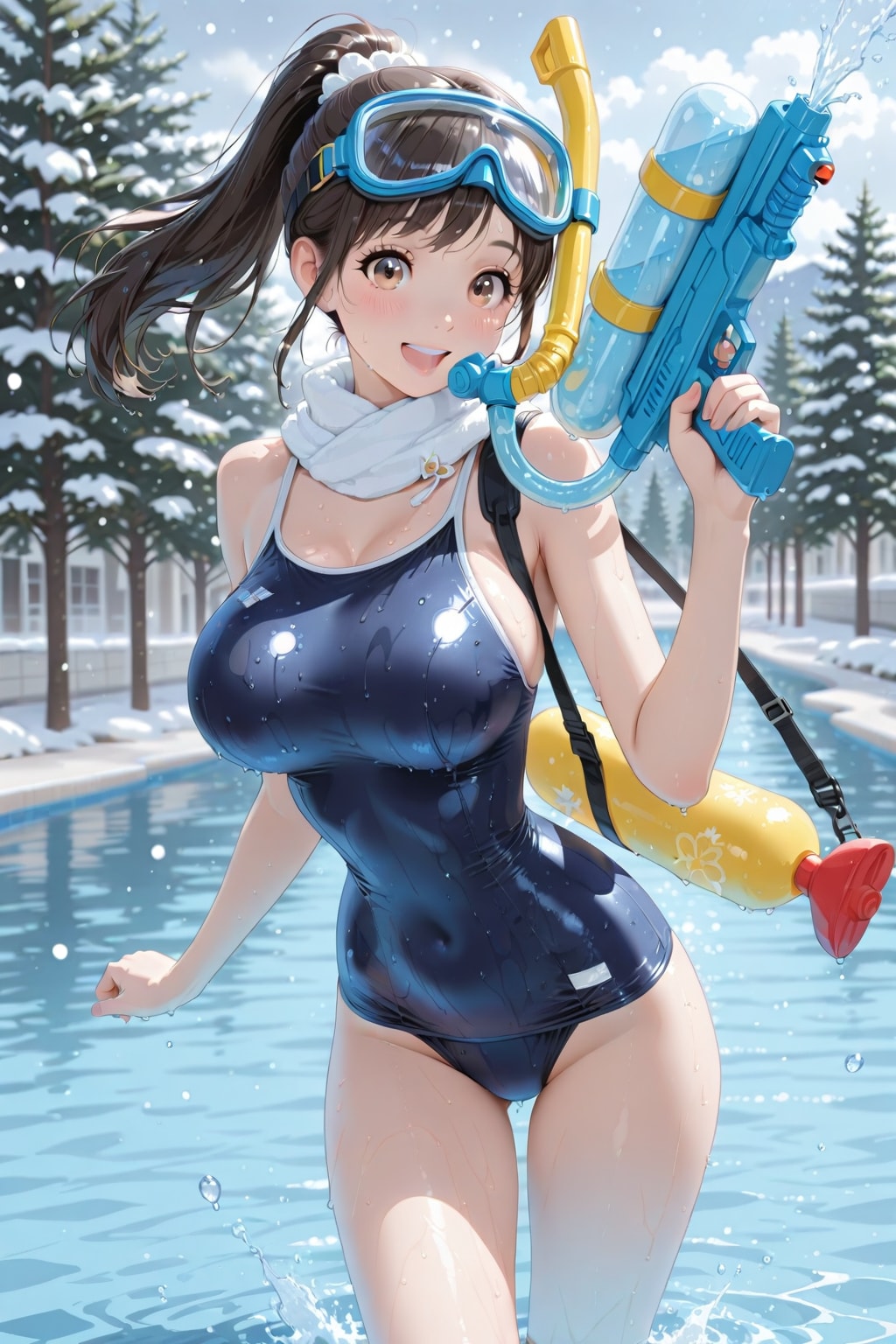 唾液鉄砲？２
