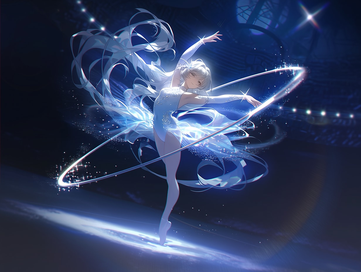 新体操部（３）虹宮あかり　niji7 | の人気AIイラスト・グラビア