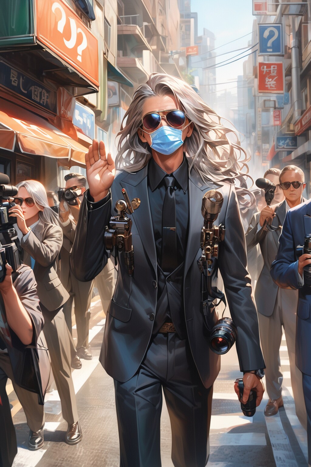 いつでも逃げれるように、ジェットパック付けてる？