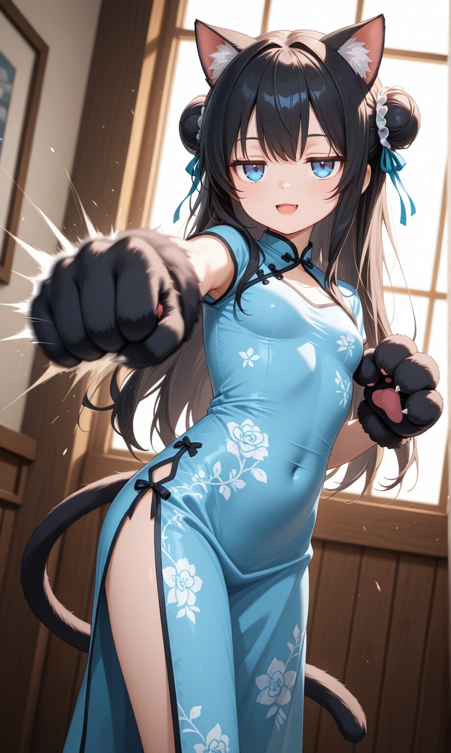 チャイナ猫パンチ