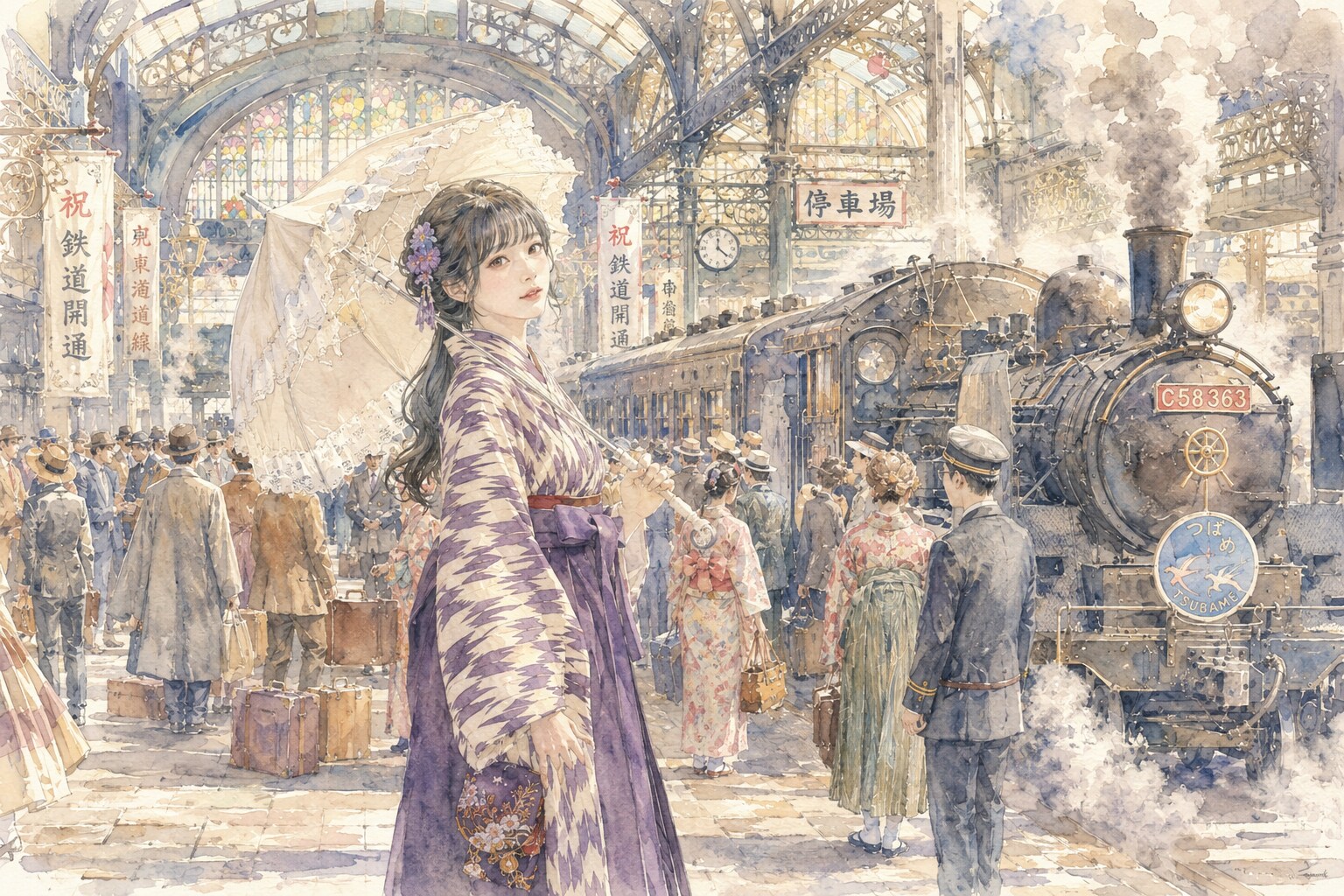 新駅開業 | の人気AIイラスト・グラビア