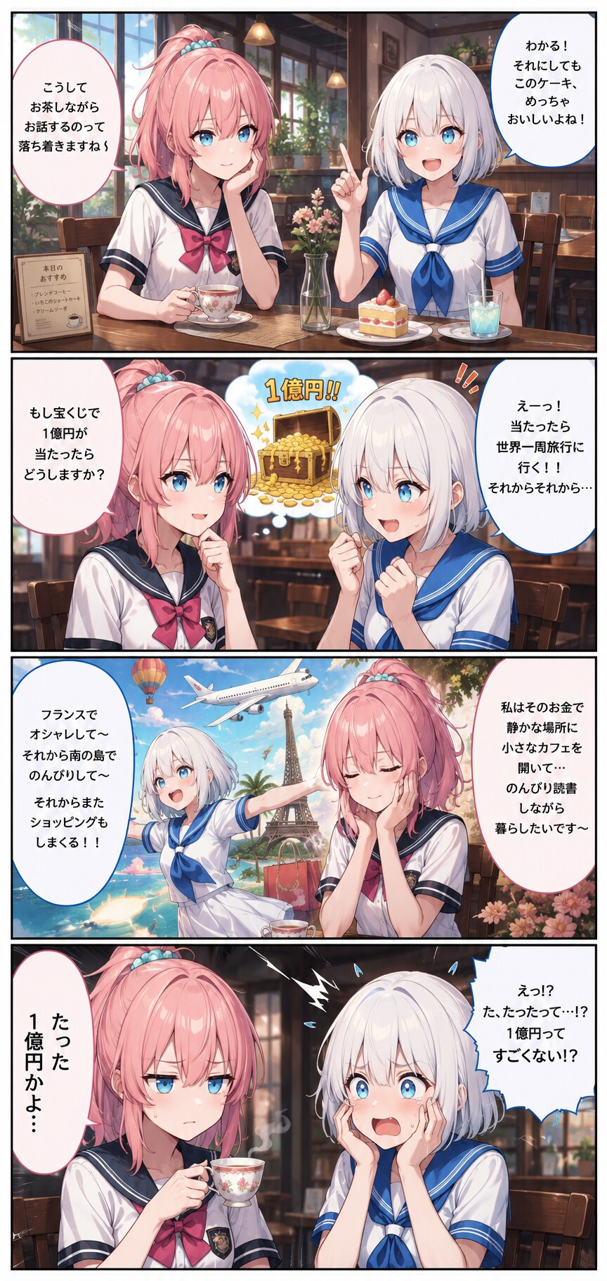 オチ以外お任せの4コマ漫画