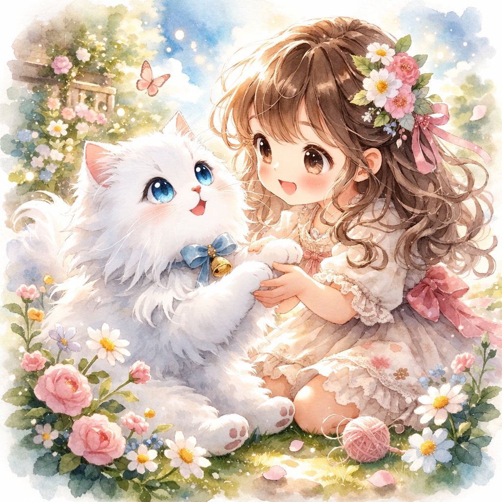 猫さんと女の子